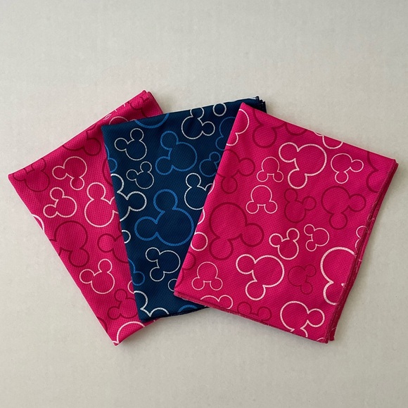 Disney Parks Cooling Towel by CoolCore in Pink Mickey Icon Print - Picture 12 of 13